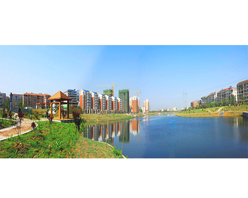 参与建设的公园风光